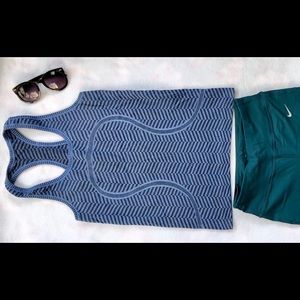 Blue Lululemon Tank